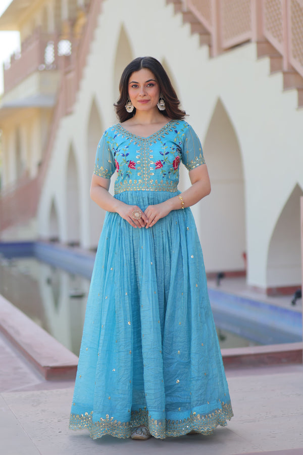 GOPI'S PREMIUM DESIGNER READYMADE GOWN COLLECTIONS.