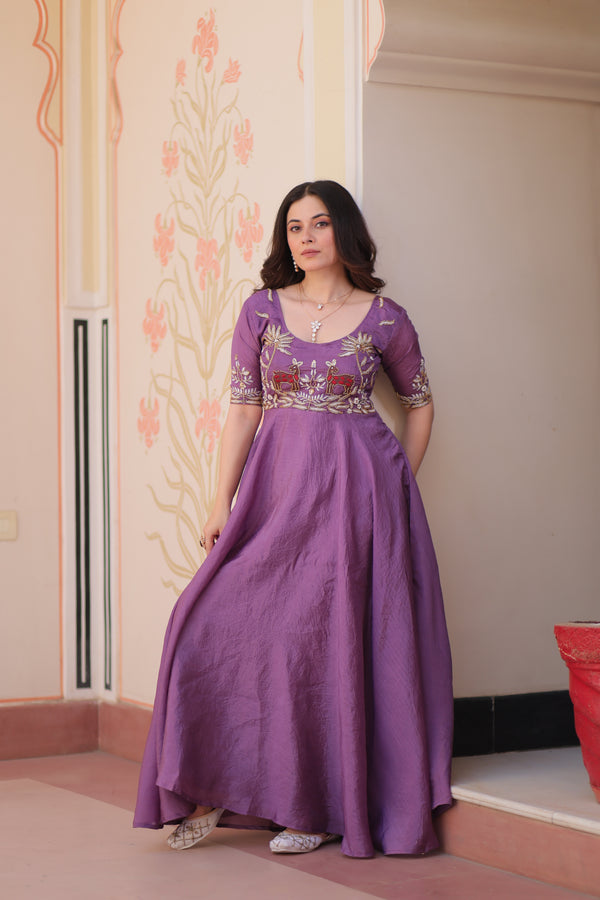 RAHI'S PREMIUM READYMADE DESIGNER GOWN